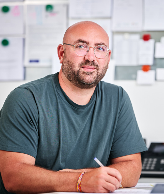 Stéphan Hoss, service client et gestion de chantier