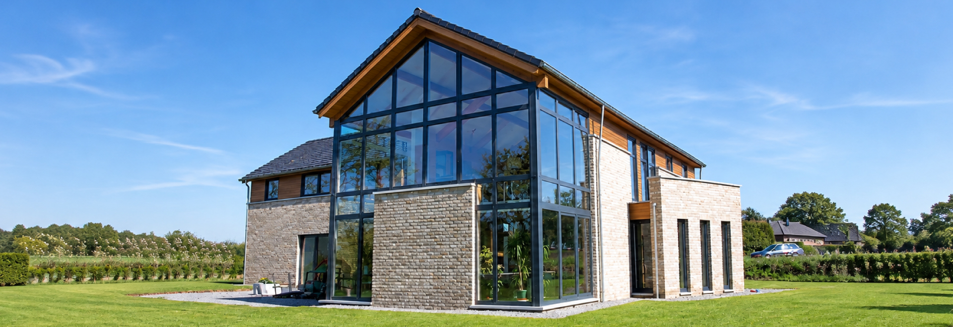 Villa quatre façades construite par Steffens Eigenbau à Hergenrath